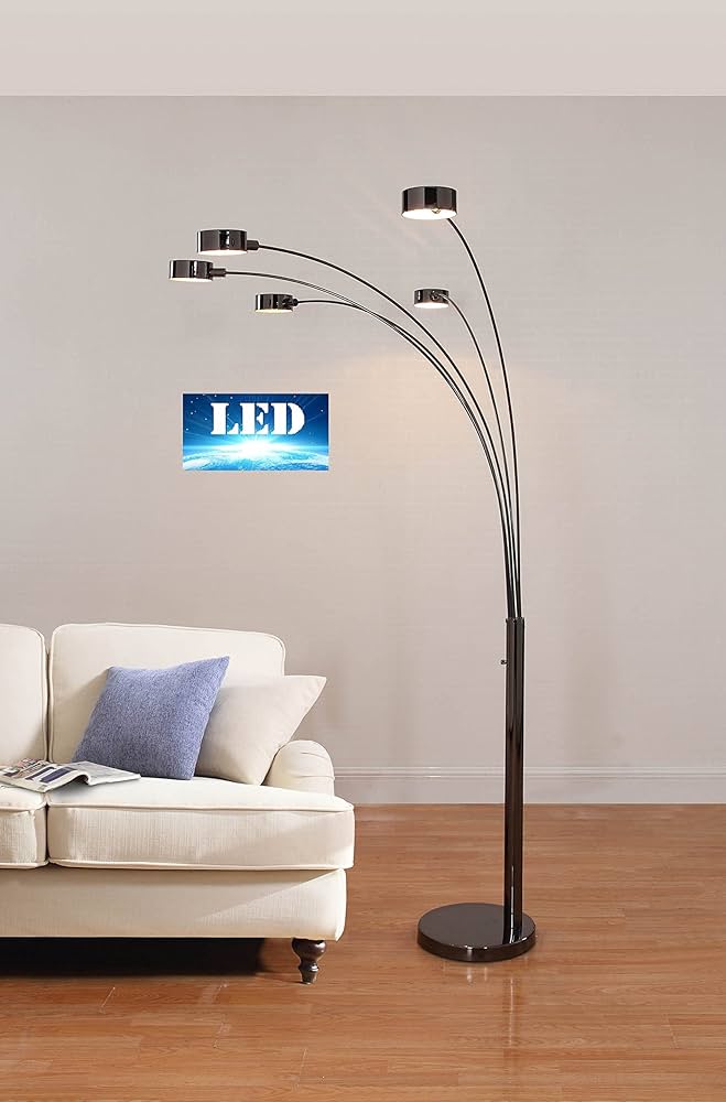 【専用】Modern Floor Lamp ミッドセンチュリー Brightech Eden Tripod LED Floor Lamp – Mid Century Dimmable